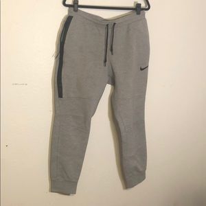 Nike long zipper sweat pant jogger